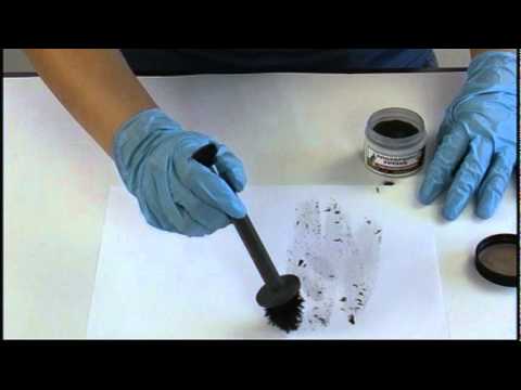 Developing Latent Fingerprints with Magnetic Powder