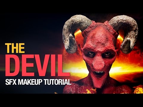 Devil halloween makeup tutorial