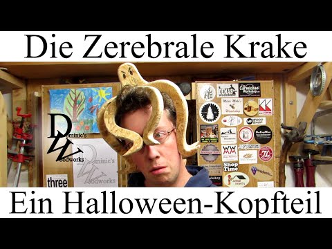 Die Zerebrale Krake - eine Halloween-Kopfbedeckung