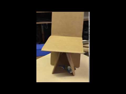 Digital Hand Made: Cardboard Chair Result