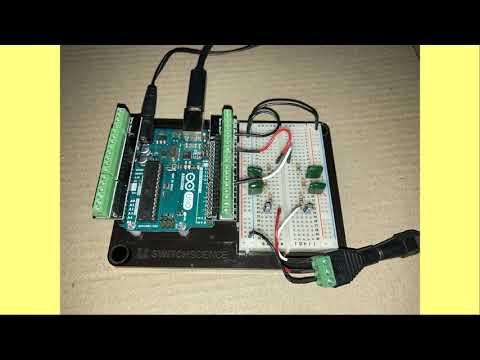 Digital Synth VRA8-Q v3.2 Demo (Recording from Arduino Uno + Delay FX)