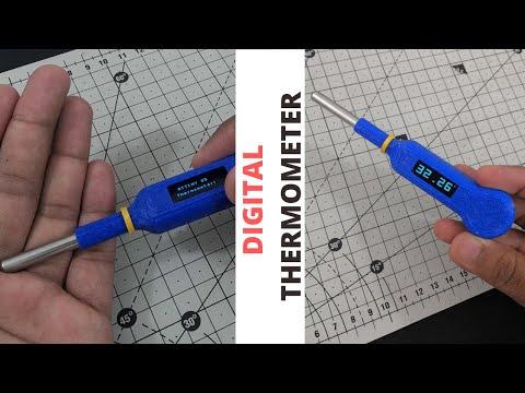 Digital Thermometer using ATTINY 85 and DS18B20 [Arduino IDE]