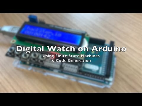 Digital Watch on Arduino using Finite State Machine