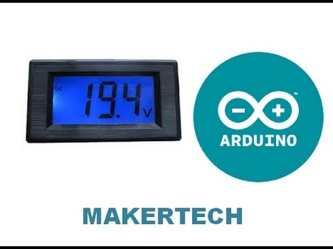 Digital voltage meter using arduino