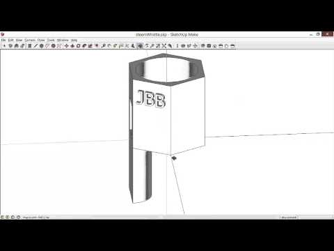 Dimensions and Cross Sections in Sketchup