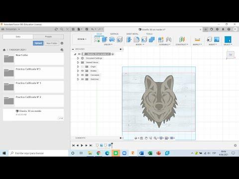 Dise&ntilde;o 3D en un molde parte 1