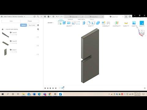 Dise&ntilde;o de caras del soporte de laptop
