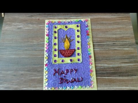 Diwali Greeting Card (School project for Kids)