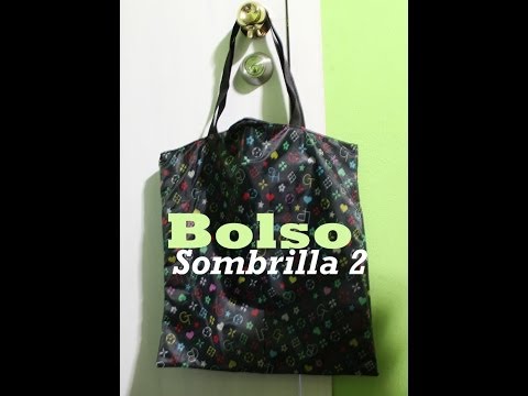 Diy Como hacer un Bolso de una sombrilla 2