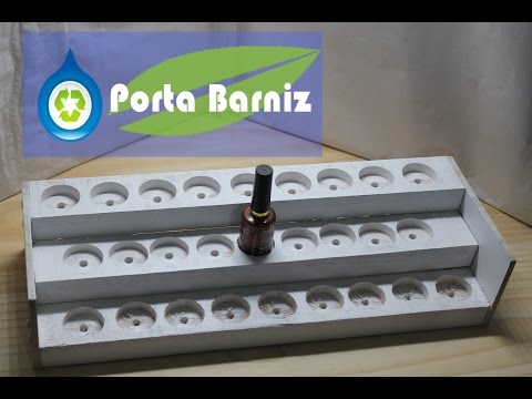 Diy Como hacer un mueble para organizar los barnices