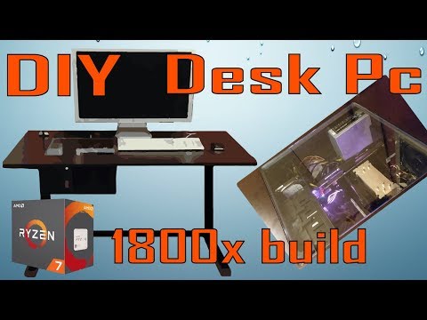 Diy Custom Desk PC | The Ryzen Build | MakerMan