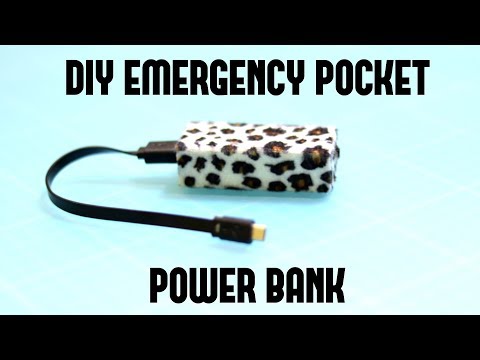 Diy Emergency Pocket Power Bank at home