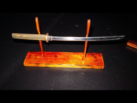 Diy Mini Katana Stand