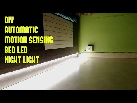 Diy Motion Sensing Automatic Bed Led Night Light