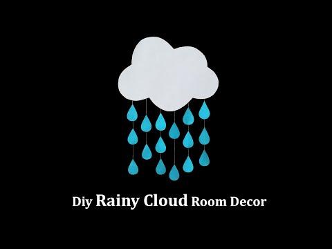 Diy Rainy Cloud Room Decor, Diy Easy Room Decor For Girls