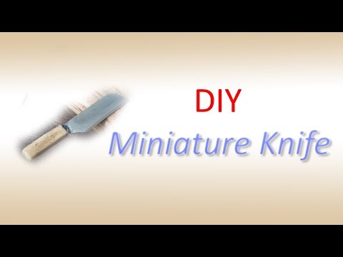 Diy miniature knife