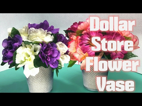 Dollar Store Transfermation Flower Vase