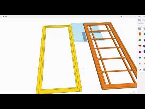 Door- thicker acrylic panel