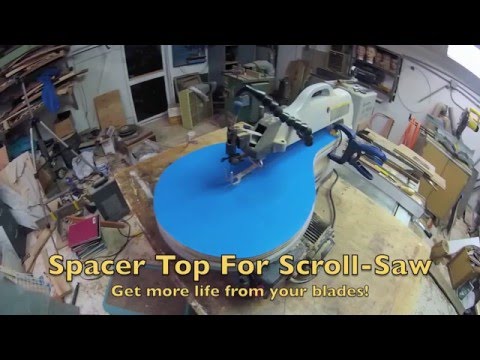 Double scroll-saw blade life!