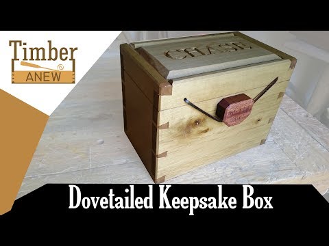 Dovetail Keepsake Box from an Old Piece of Piano - Woodworking Project