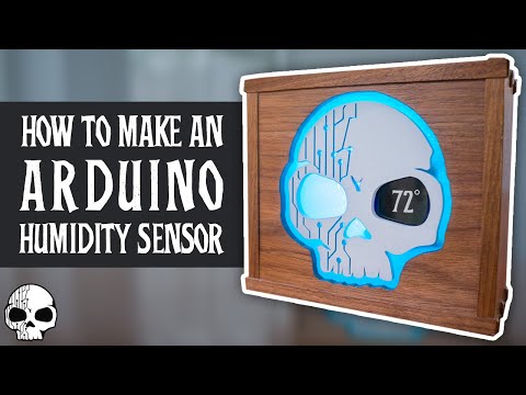 Dovetailed Walnut Arduino Humidity Sensor | WICKED MAKERS