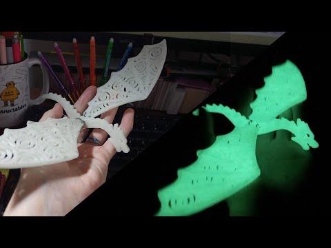 Drag&oacute;n en impresi&oacute;n 3D - 3D printed dragon