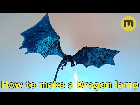 Dragon Lamp - How to make - Game of Thrones