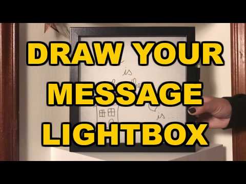 Draw your message LIGHTBOX