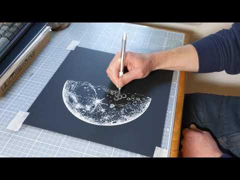 Drawing the moon, part 2