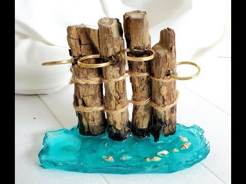 Drift wood and epoxy tooth brush holder tutorial