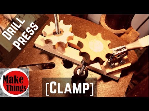 Drill Press Clamps // Keep Your Digits With No More High Speed Metal and Wood Accidents!