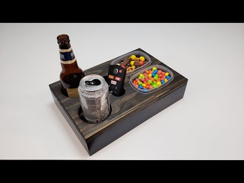 Drinks and Snacks Sofa Tray : How to Build