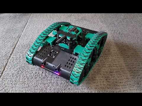 Drive and speed test of 3D printed RC tank