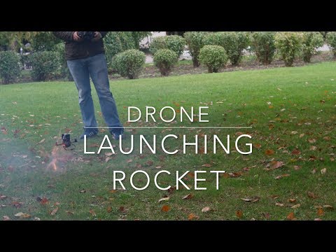 Drone launching rocket