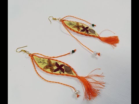 Dry Flower Earrings