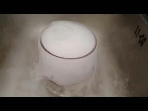 Dry Ice in a glass of water