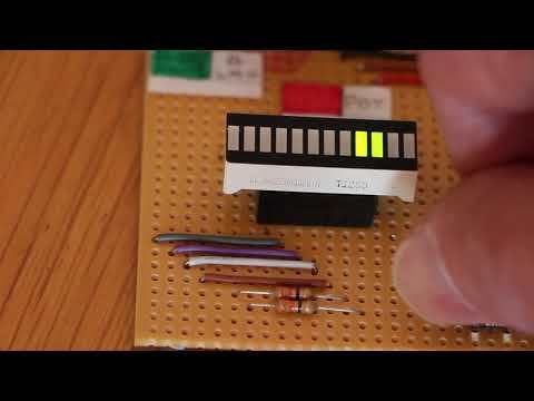 Dual colour Bar Graph with CircuitPython