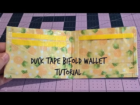 Duck Tape Bifold Wallet! | RosieCrafts