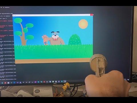 Duck hunt with the dog demo