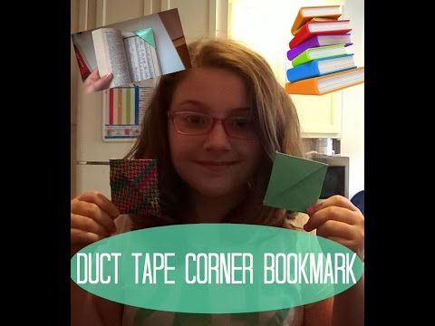 Duct Tape Bookmark