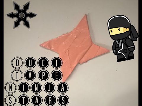 Duct Tape Ninja Stars