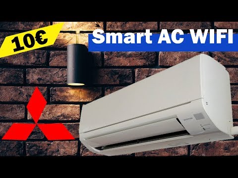 Dumb air conditioner controlled by the cheapest Smart Switch Wifi on Amazon