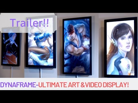 Dynaframe - A feature packed raspberry pi powered photo frame! (Trailer)