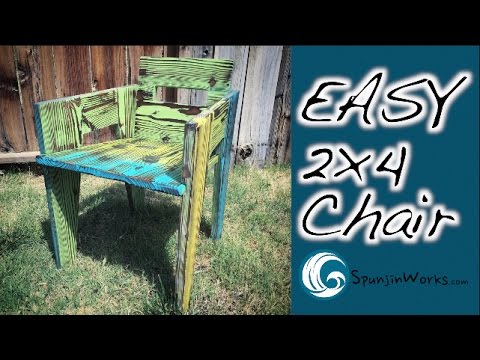 EASY 2x4 Chair // How-To 3 Power Tool Project (Ep. 65)