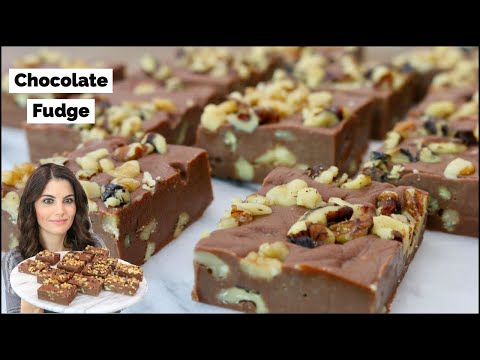 EASY Chocolate Fudge | 4 INGREDIENTS Recipe