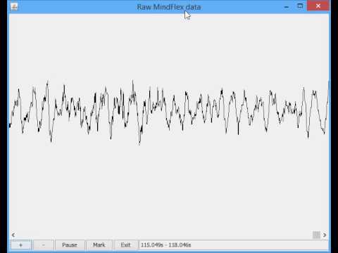 EEG with hacked Mindflex toy while playing Riptide