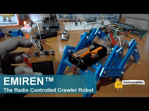 EMIREN&amp;trade; (The Radio Controlled Crawler Robot)