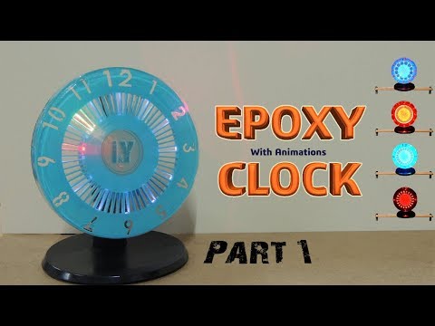 EPOXY RESIN LED CLOCK PART 1 &ndash; ELECTRONIC | DIY RESIN CRAFT &amp;amp; GIFT