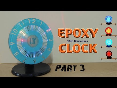 EPOXY RESIN LED CLOCK PART 3 &ndash; SHOWTIME | DIY RESIN CRAFT &amp;amp; GIFT