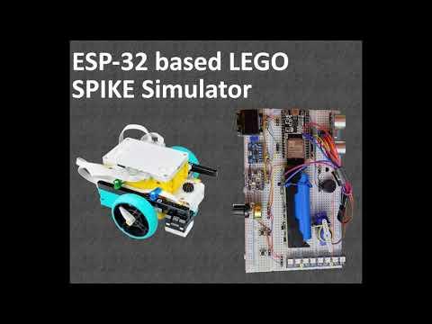 ESP-32 based LEGO SPIKE simulator in micropyton environment